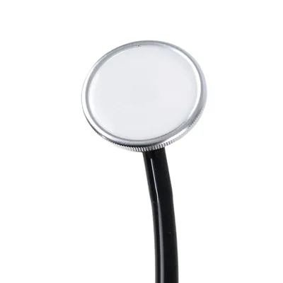 Foto 3: Estetoscópio Simples Preto — Dellamed — detalhe do produto