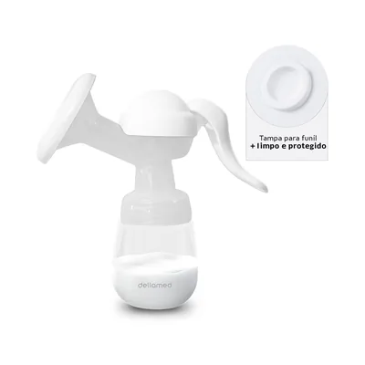 Foto 4: Bomba Tira-Leite Manual — Dellamed — detalhe do produto