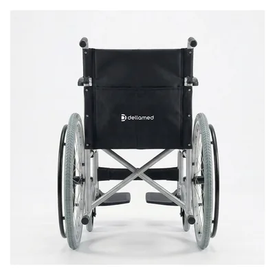 Foto 3: Cadeira de Rodas Dobrável Dellamed D100 Aço Carbono — angulo