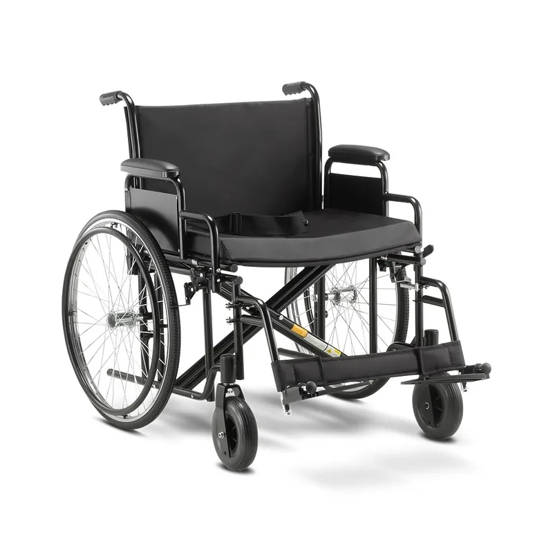 Cadeira de Rodas D500 Dellamed Dobrável 180 kg — vista frontal