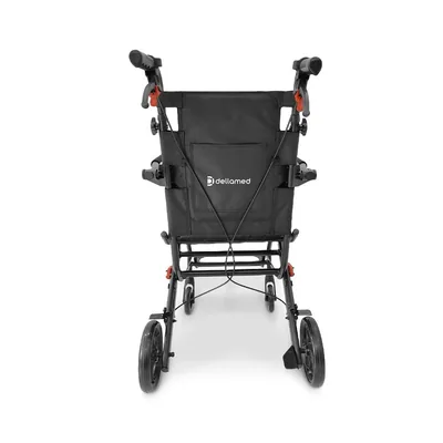 Foto 4: Cadeira de Transporte Dobrável Dellamed D90 Aço Carbono 100 — angulo