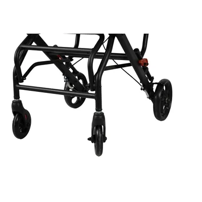 Foto 7: Cadeira de Transporte Dobrável Dellamed D90 Aço Carbono 100 — angulo