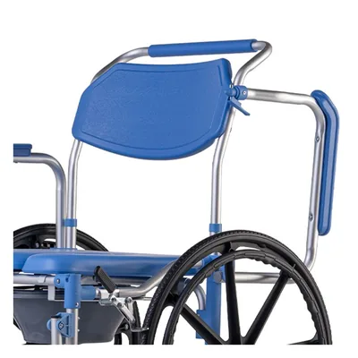 Foto 8: Cadeira de Banho D65 Dellamed Alumínio 120 kg — detalhe do produto