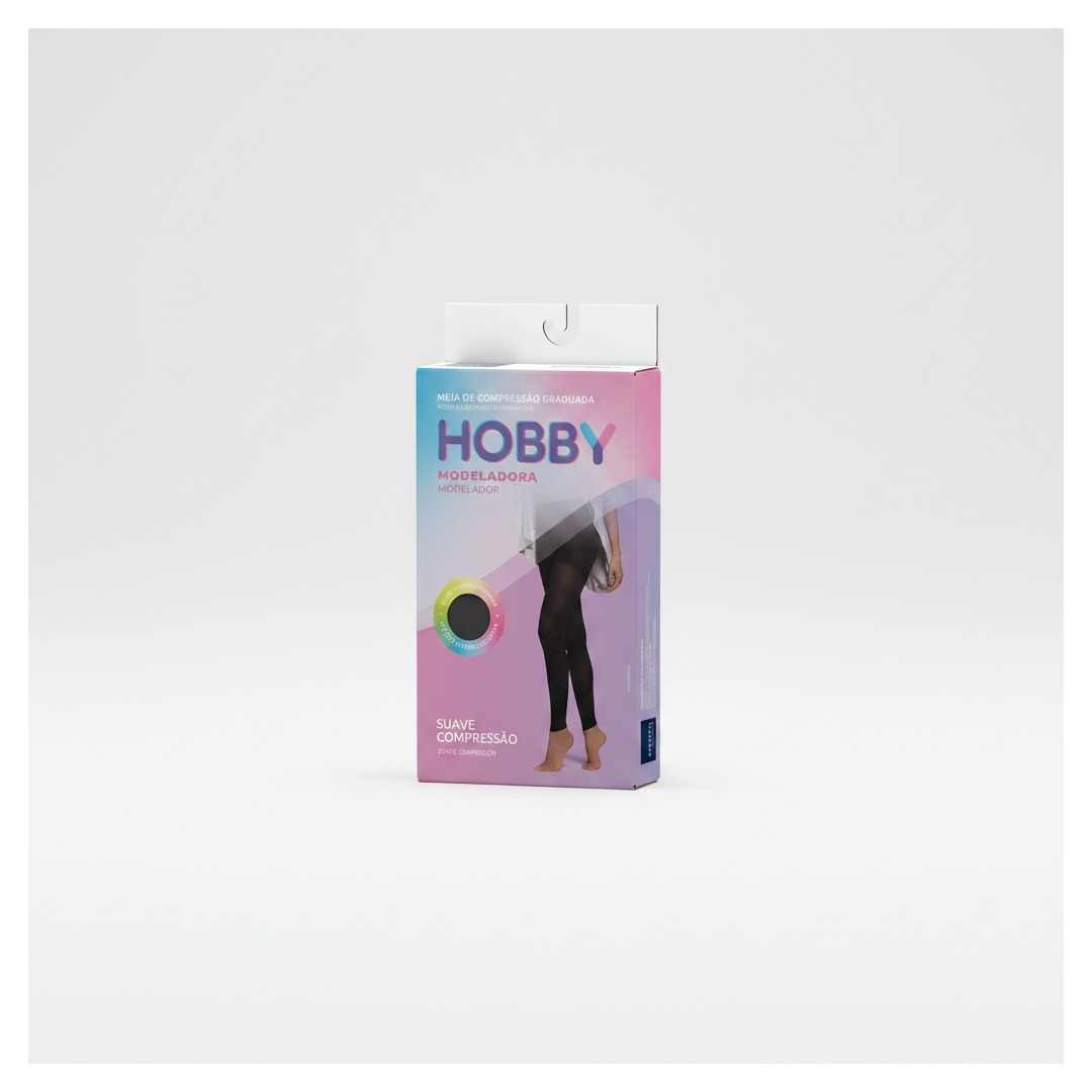 Foto 2: Meia Legging Compressão 15-20 mmHg Sigvaris Hobby Modeladora — detalhe do produto