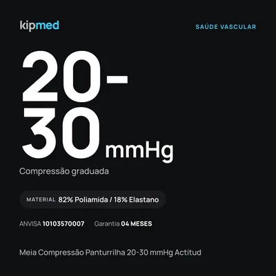 Foto 5: Meia de Compressão Panturrilha 20-30 mmHg Masculina — Sigvaris Actitud — características do produto