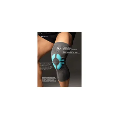 Foto 4: Joelheira Compressão Ortopédica 3D Knit Pro N1 Sports — info