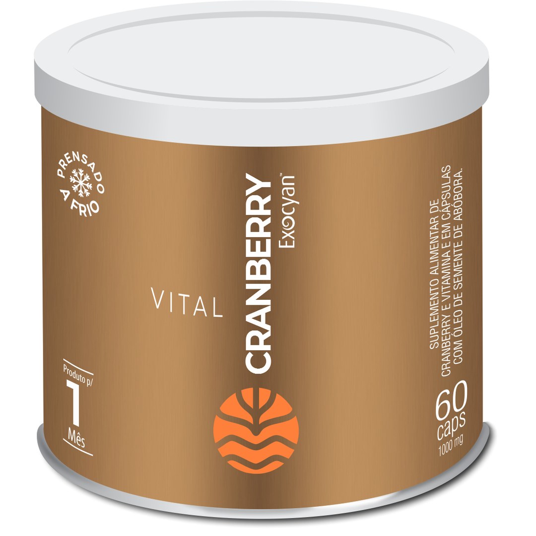 Cranberry Exocyan com Óleo de Abóbora — Vital Âtman — vista frontal