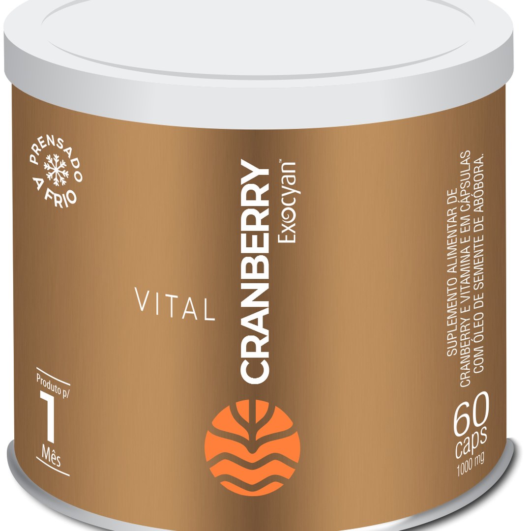 Foto 2: Cranberry Exocyan com Óleo de Abóbora — Vital Âtman — detalhe do produto