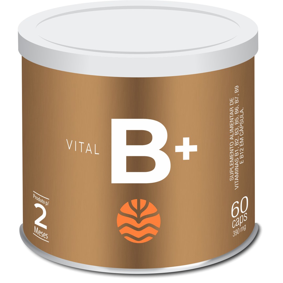 Complexo B (Vitaminas do Complexo B) — Vital Âtman — vista frontal