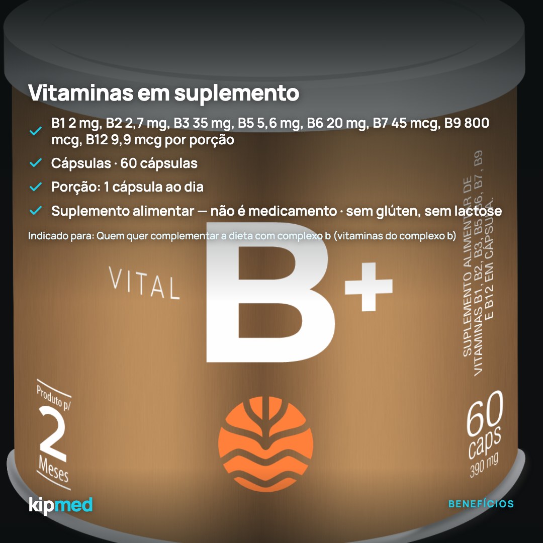 Foto 3: Complexo B (Vitaminas do Complexo B) — Vital Âtman — principais benefícios