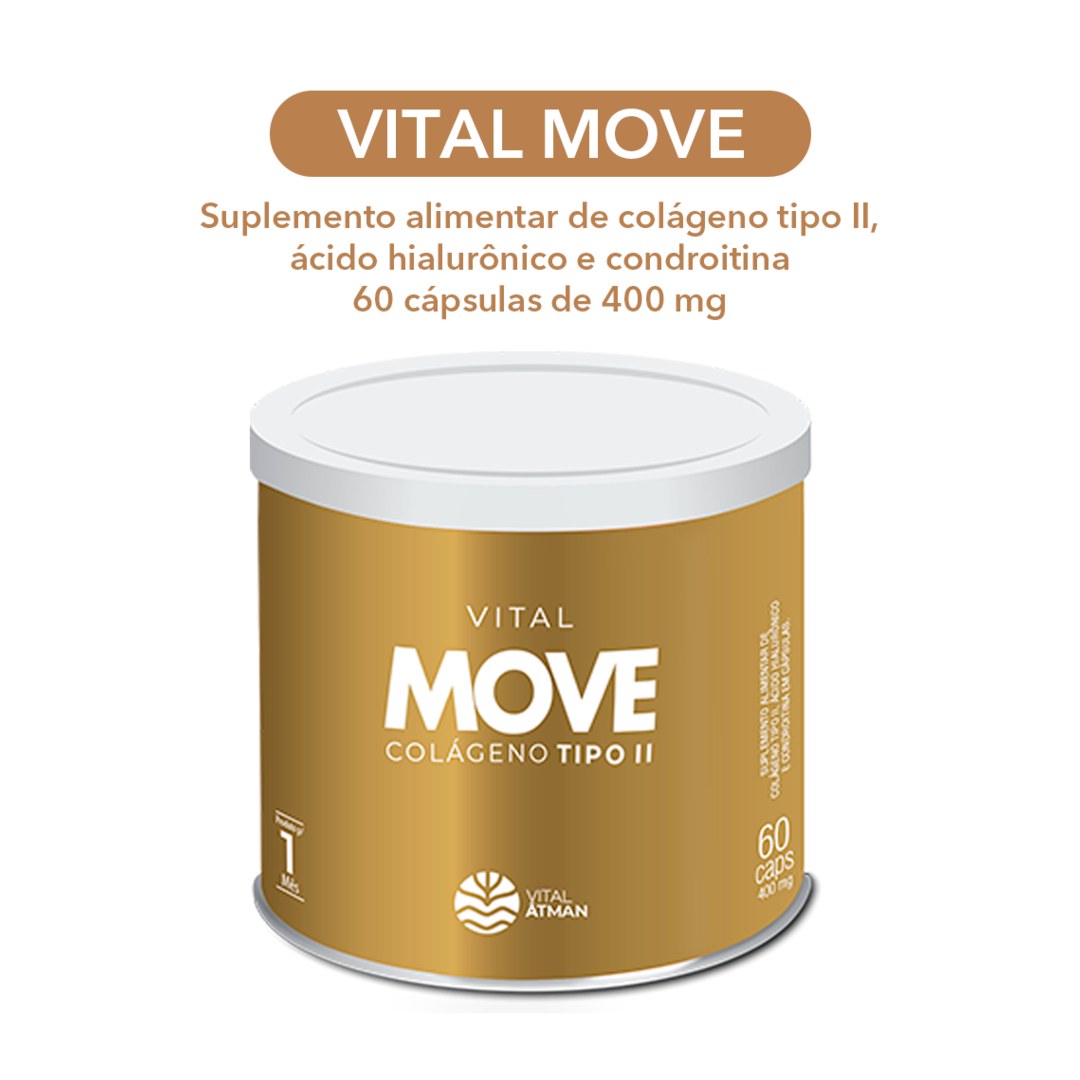 Foto 2: Colágeno Tipo II com Ácido Hialurônico — Vital Âtman — detalhe do produto