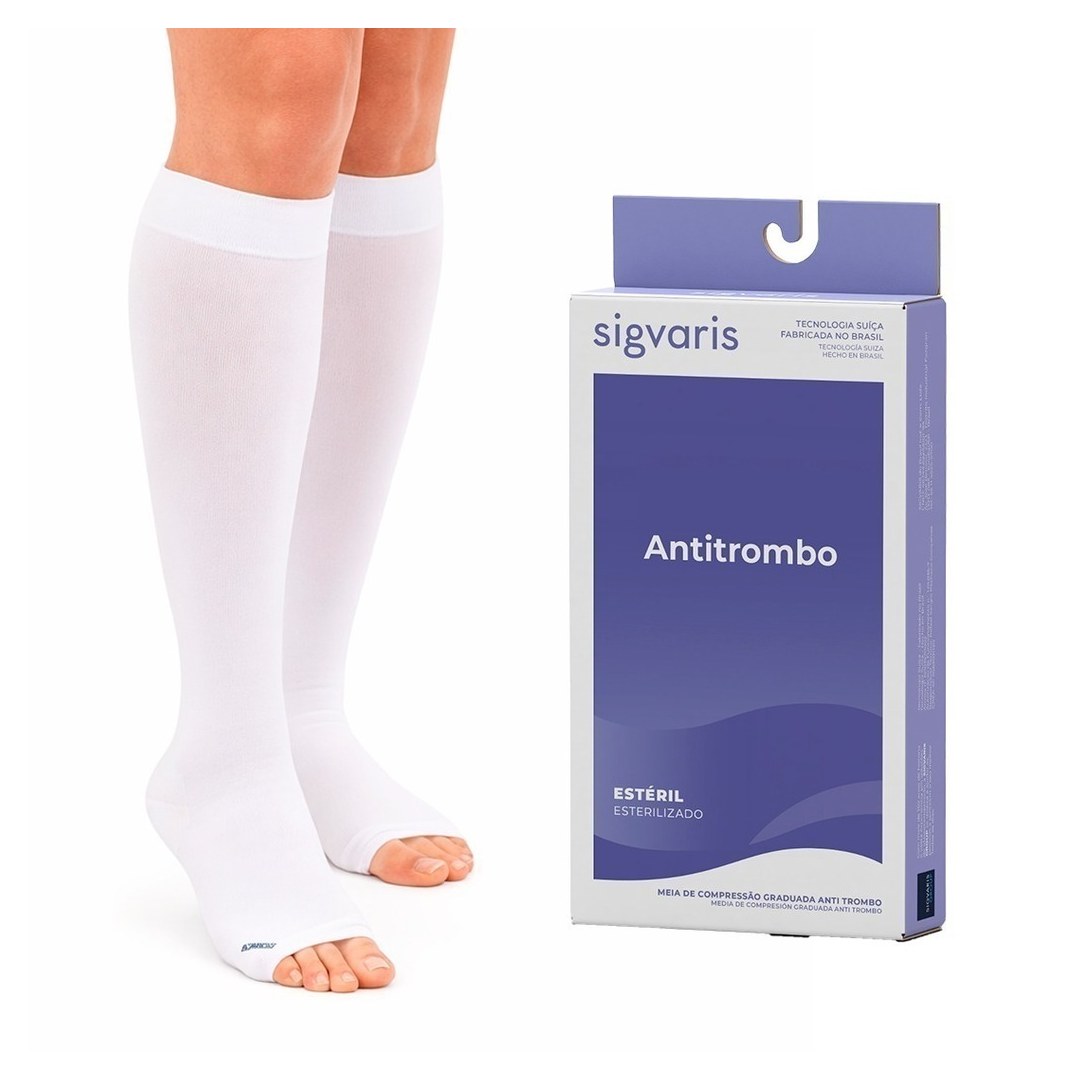 Meia Antitrombo Panturrilha Estéril 18-23 mmHg — Sigvaris — vista frontal