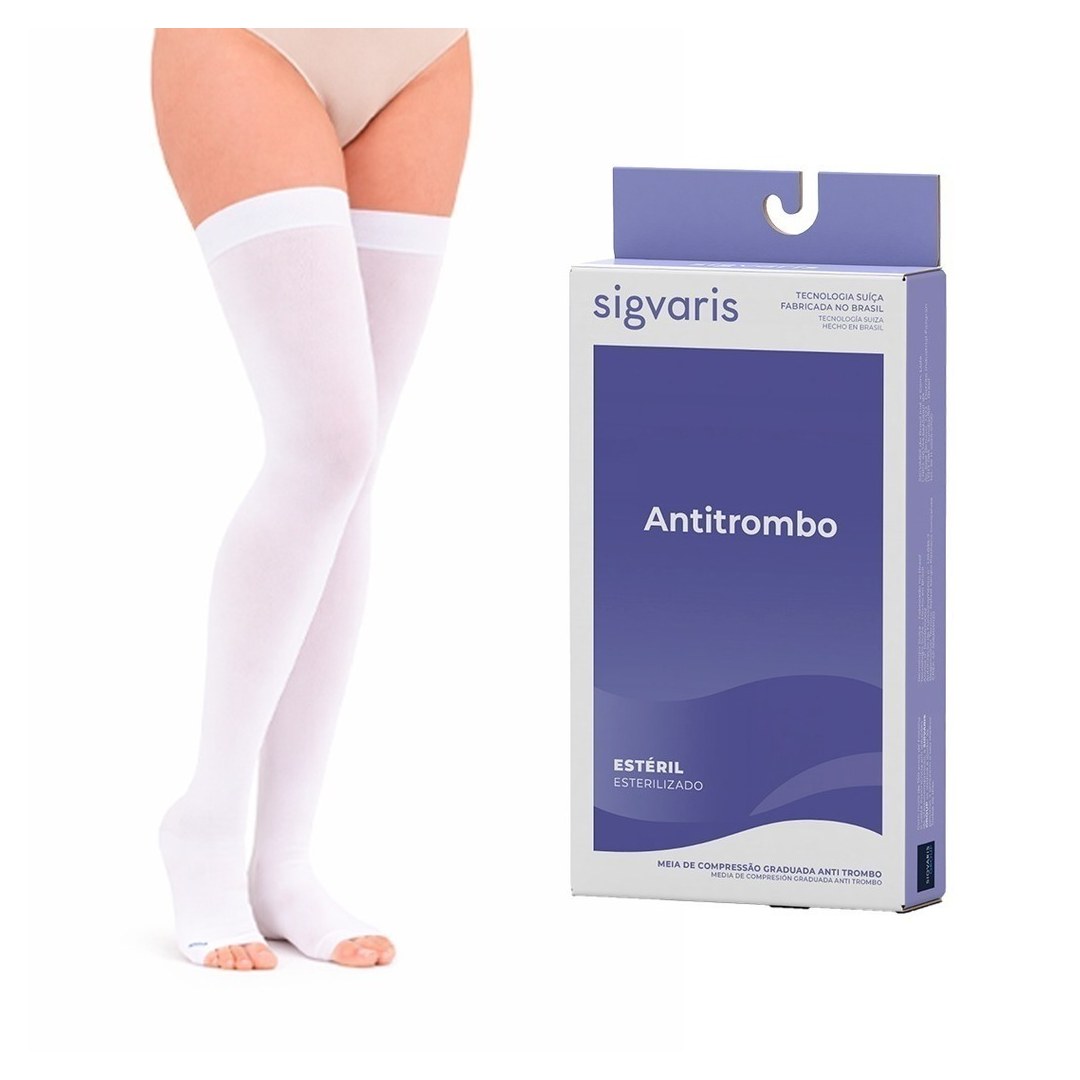 Meia Antitrombo Meia-Coxa Estéril 18-23 mmHg — Sigvaris — vista frontal