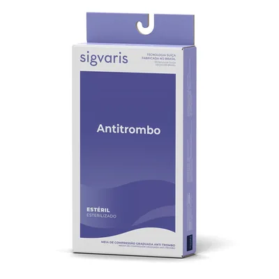Foto 2: Meia Antitrombo Meia-Coxa Estéril 18-23 mmHg — Sigvaris — embalagem
