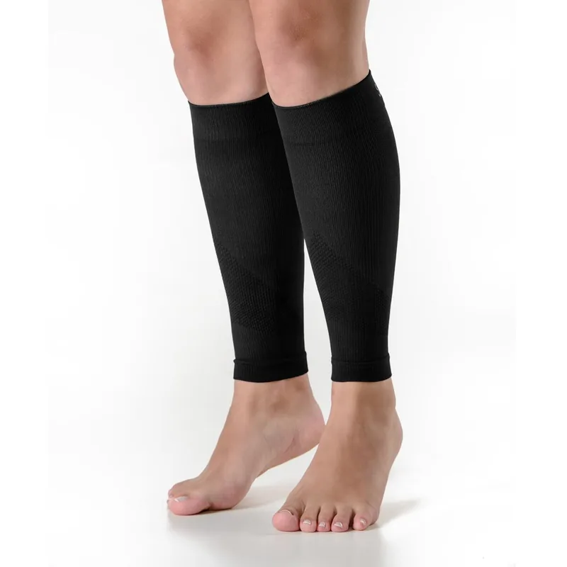 Polaina de Compressão Esportiva 20-30 mmHg — Sigvaris Pulse Road — vista frontal