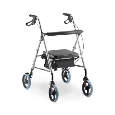 Andador com Rodas e Assento Dellamed D12 Dobrável 110 kg — vista frontal