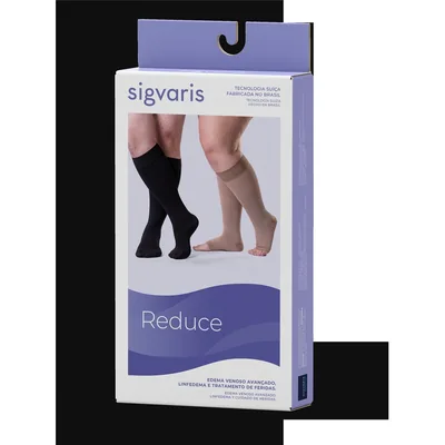 Foto 4: Meia de Compressão Panturrilha 30-40 mmHg — Sigvaris Reduce — embalagem