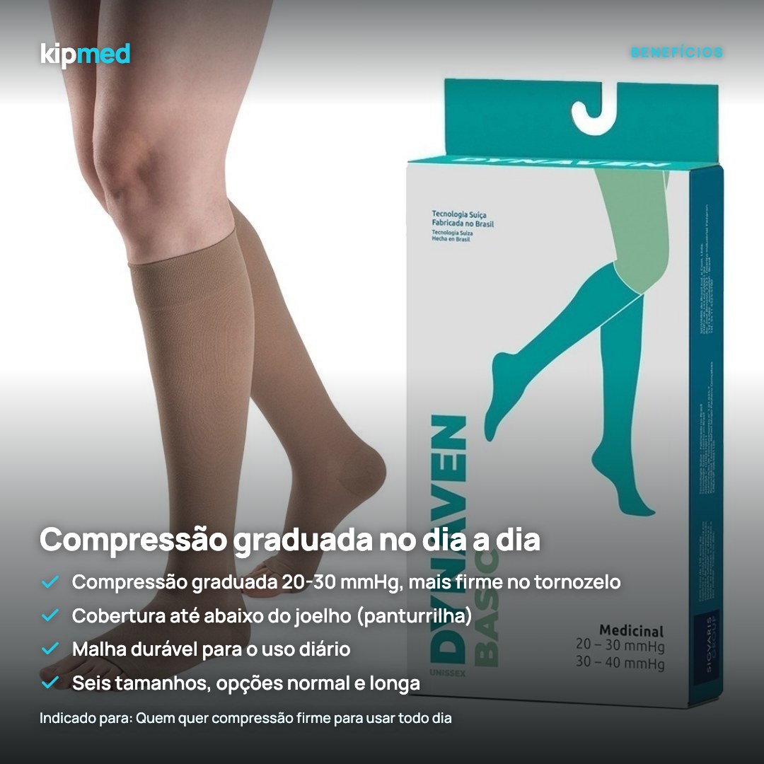 Foto 4: Meia de Compressão Panturrilha 20-30 mmHg — Sigvaris Dynaven — principais benefícios