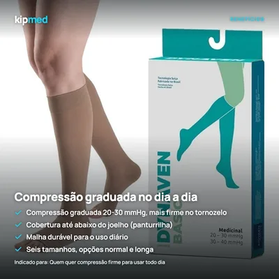 Foto 4: Meia de Compressão Panturrilha 20-30 mmHg — Sigvaris Dynaven — principais benefícios
