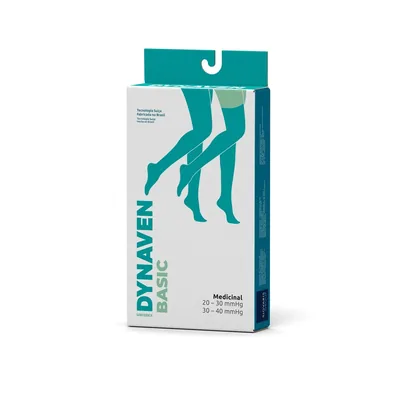 Foto 2: Meia de Compressão 7/8 (Meia-Coxa) 30-40 mmHg — Sigvaris Dynaven Basic — detalhe do produto