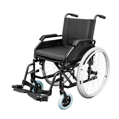 Cadeira de Rodas Standard Dobrável Hidrolight até 125 kg — vista frontal