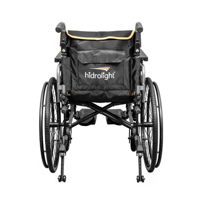 Cadeira de Rodas em Alumínio Hidrolight AL12 Premium Max — vista frontal