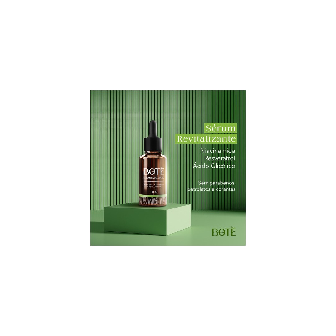 Foto 2: Sérum Facial Revitalizante Niacinamida + Glicólico 30 ml — Botè — detalhe do produto