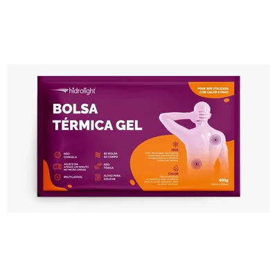 Foto 2: Bolsa Térmica Gel Quente e Frio Hidrolight 400g — angulo