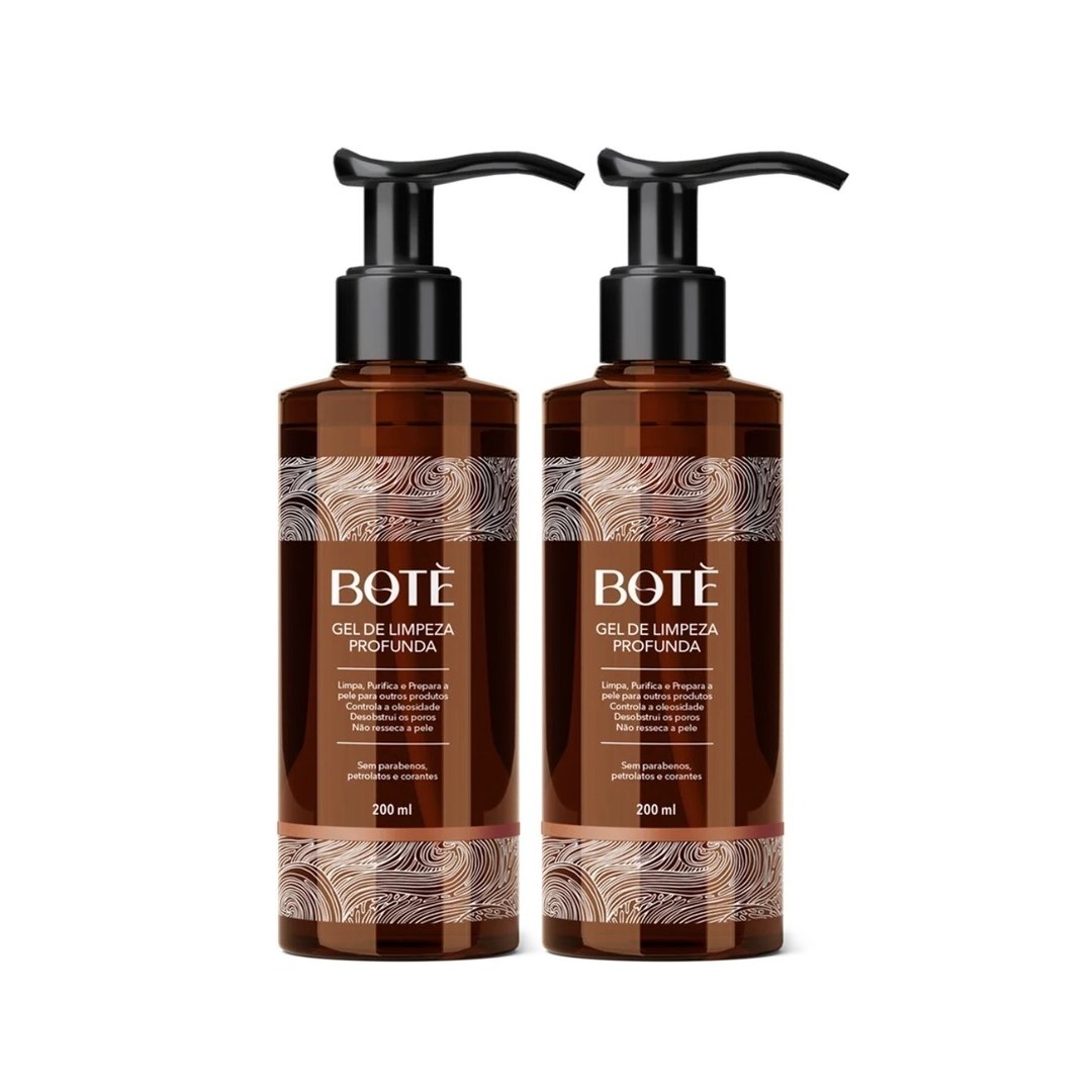 Kit Gel de Limpeza Facial 2 Unidades 200 ml — Botè — vista frontal