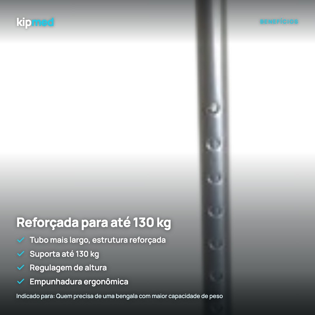 Foto 3: Bengala Ortopédica Reforçada até 130 kg — Alo — principais benefícios