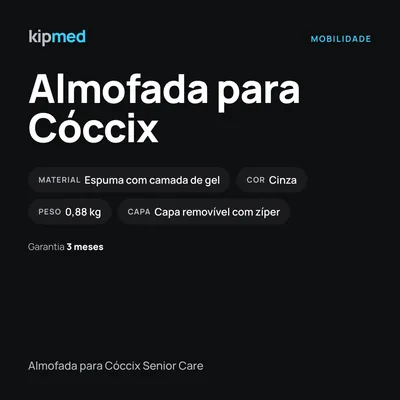 Foto 5: Almofada Anatômica para Cóccix com Gel — Supermedy — info
