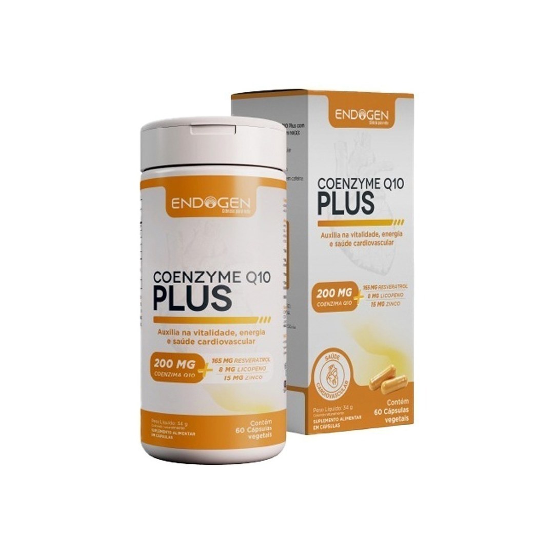 Coenzima Q10 200 mg Plus — Endogen — vista frontal