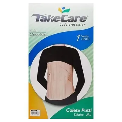 Foto 4: Colete Putti Alto Lombossacral Take Care — detalhe do produto