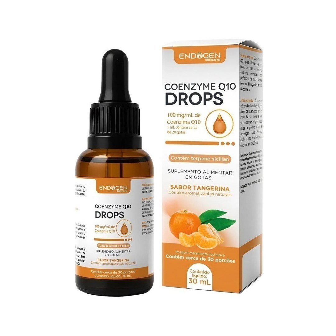 Coenzima Q10 em Gotas 100 mg/mL — Endogen — vista frontal