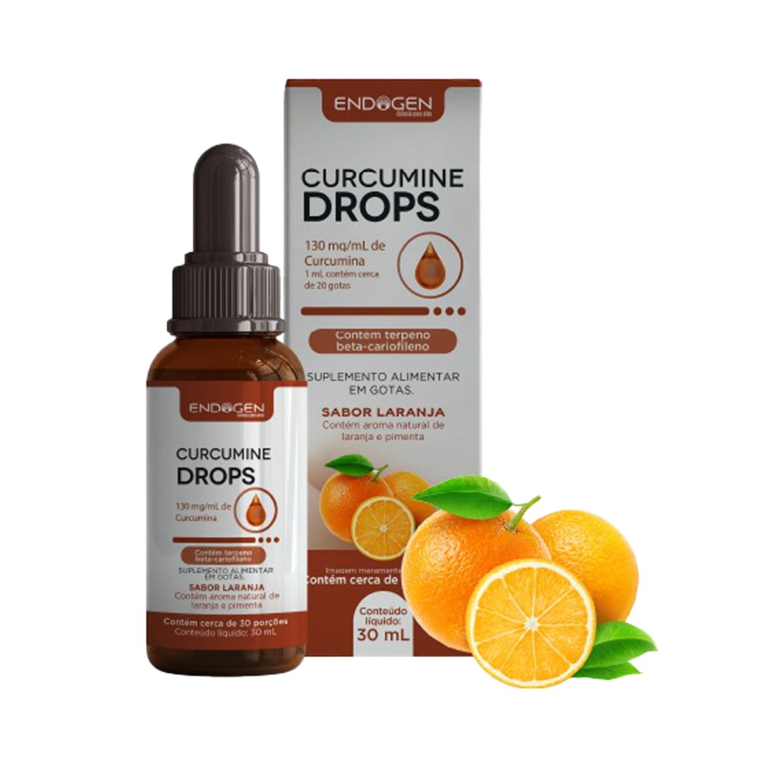 Foto 2: Curcumina em Gotas 130 mg/mL — Endogen — detalhe do produto