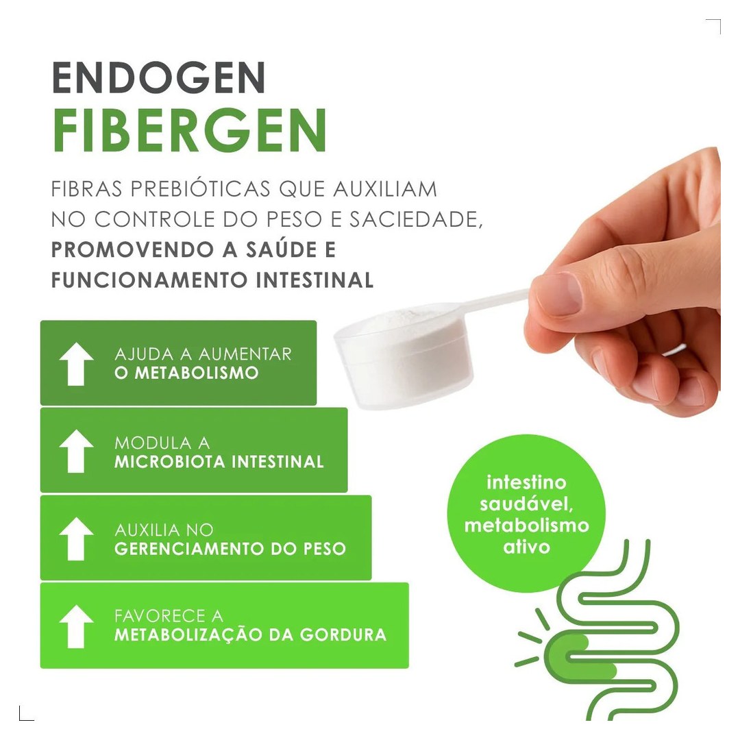 Foto 2: FiberGen — Fibras Prebióticas 210 g — Endogen — detalhe do produto