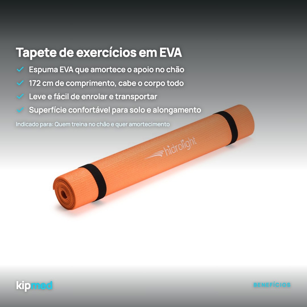 Foto 2: Tapete de Exercícios EVA 172 cm — Hidrolight — principais benefícios