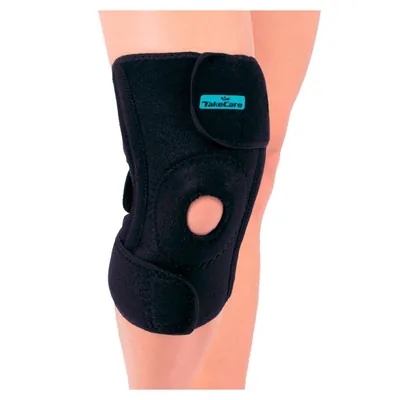 Joelheira de Neoprene com Reforço Patelar Take Care — vista frontal