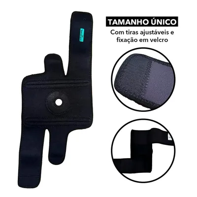 Foto 3: Joelheira de Neoprene com Reforço Patelar Take Care — detalhe do produto