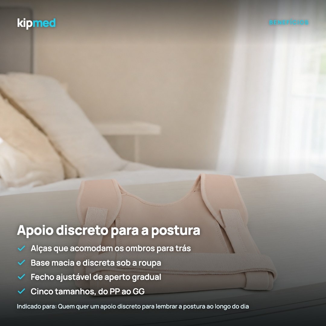 Foto 3: Corretor Postural Macio Unissex — Hidrolight — principais benefícios