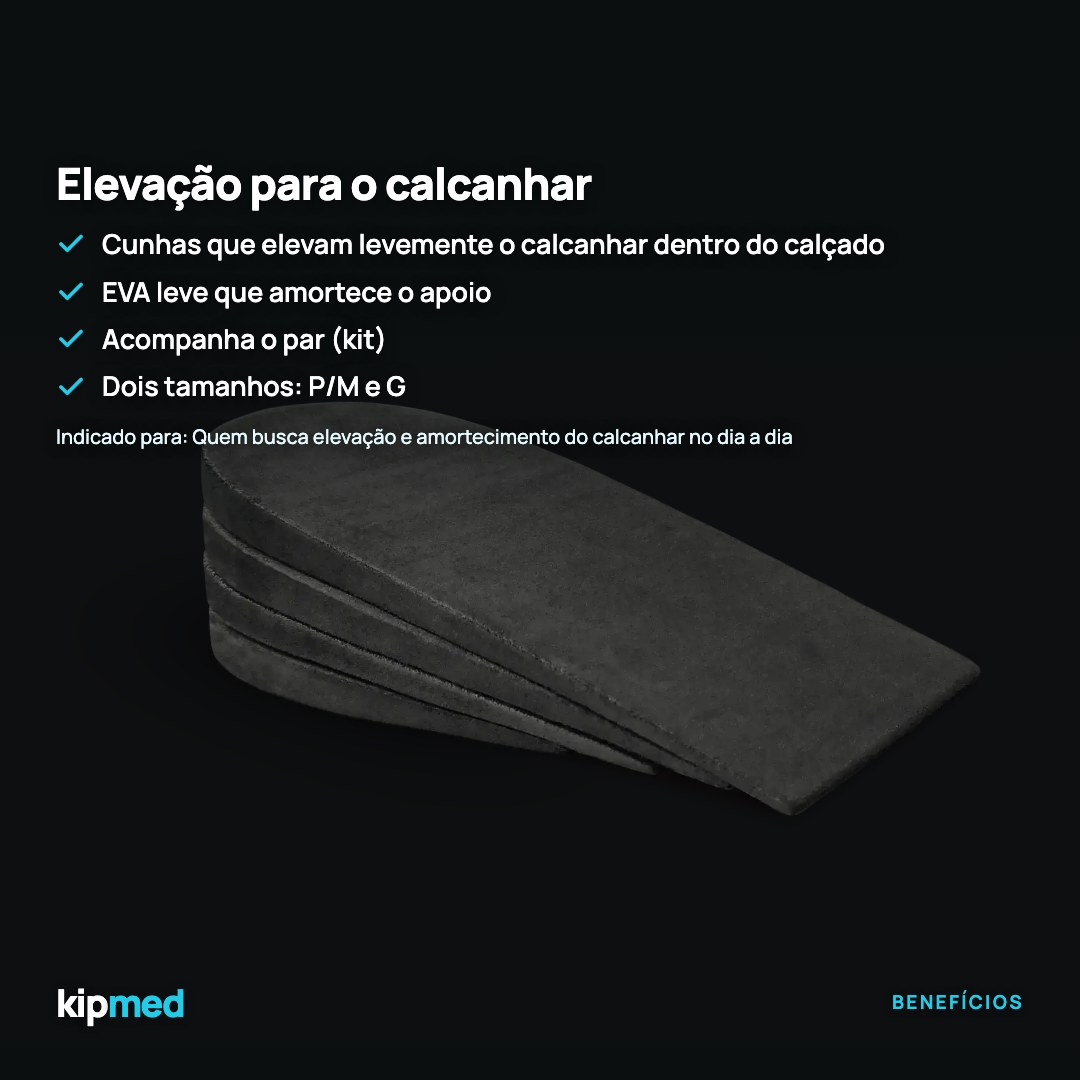 Foto 3: Kit de Cunhas para Calcanhar em EVA — Hidrolight — principais benefícios