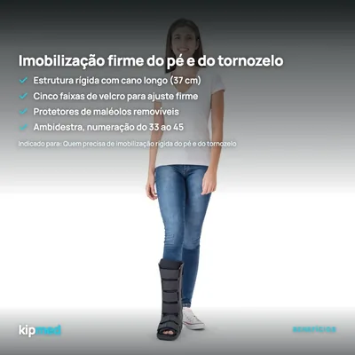 Foto 3: Bota Imobilizadora Ortopédica de Cano Longo — Hidrolight — principais benefícios
