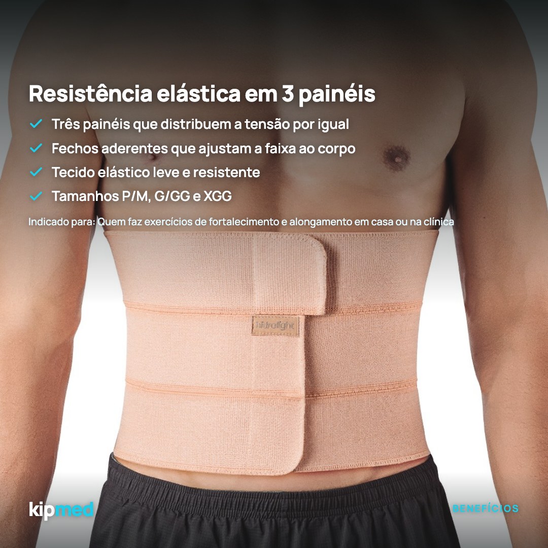 Foto 3: Faixa Elástica de Exercícios 3 Painéis — Hidrolight — principais benefícios