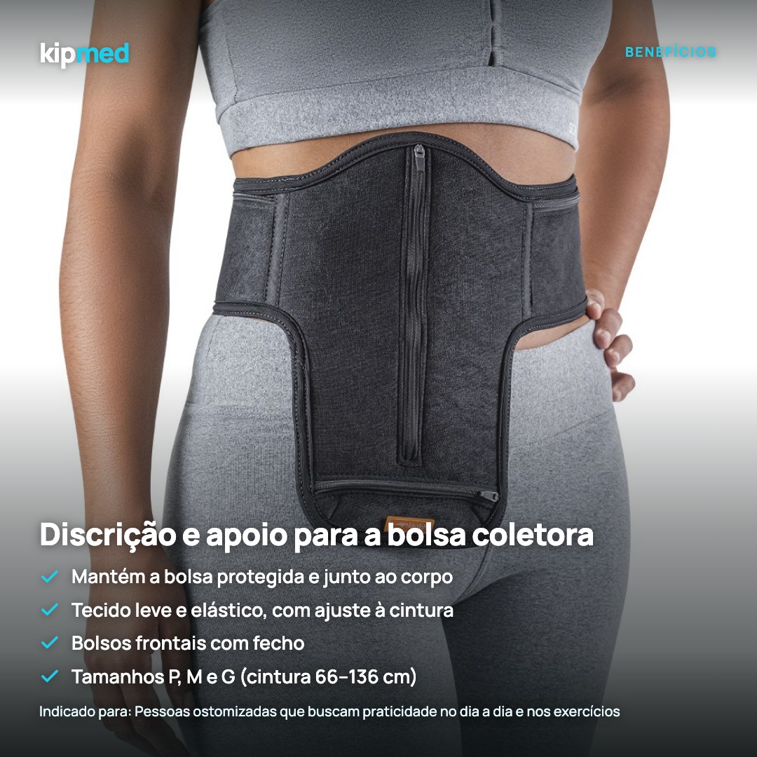 Foto 3: Suporte para Bolsa de Ostomia Ostolight — Hidrolight — principais benefícios
