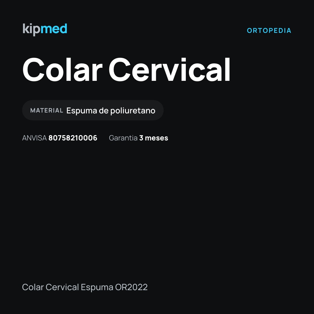 Foto 5: Colar Cervical Espuma Hidrolight OR2022 — características do produto