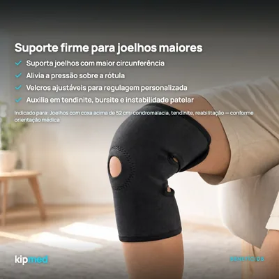 Foto 3: Joelheira com Reforço Patelar Ajustável (Especial EG) — Hidrolight — principais benefícios