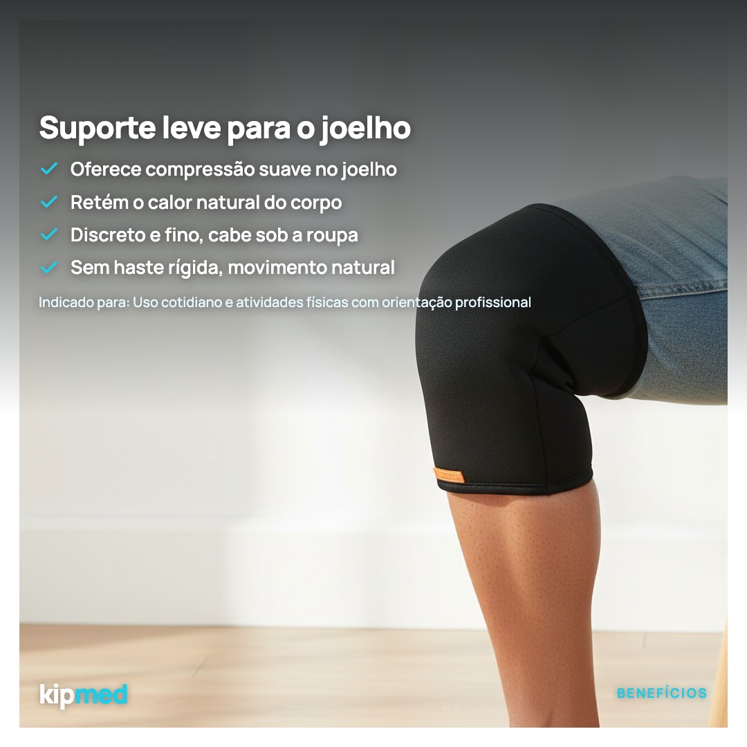 Foto 3: Joelheira Lisa Neoprene Hidrolight OR42 PP ao GG — principais benefícios
