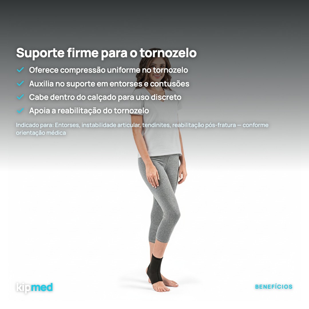 Foto 3: Tornozeleira Ortopédica Neoprene Hidrolight OR46 — principais benefícios