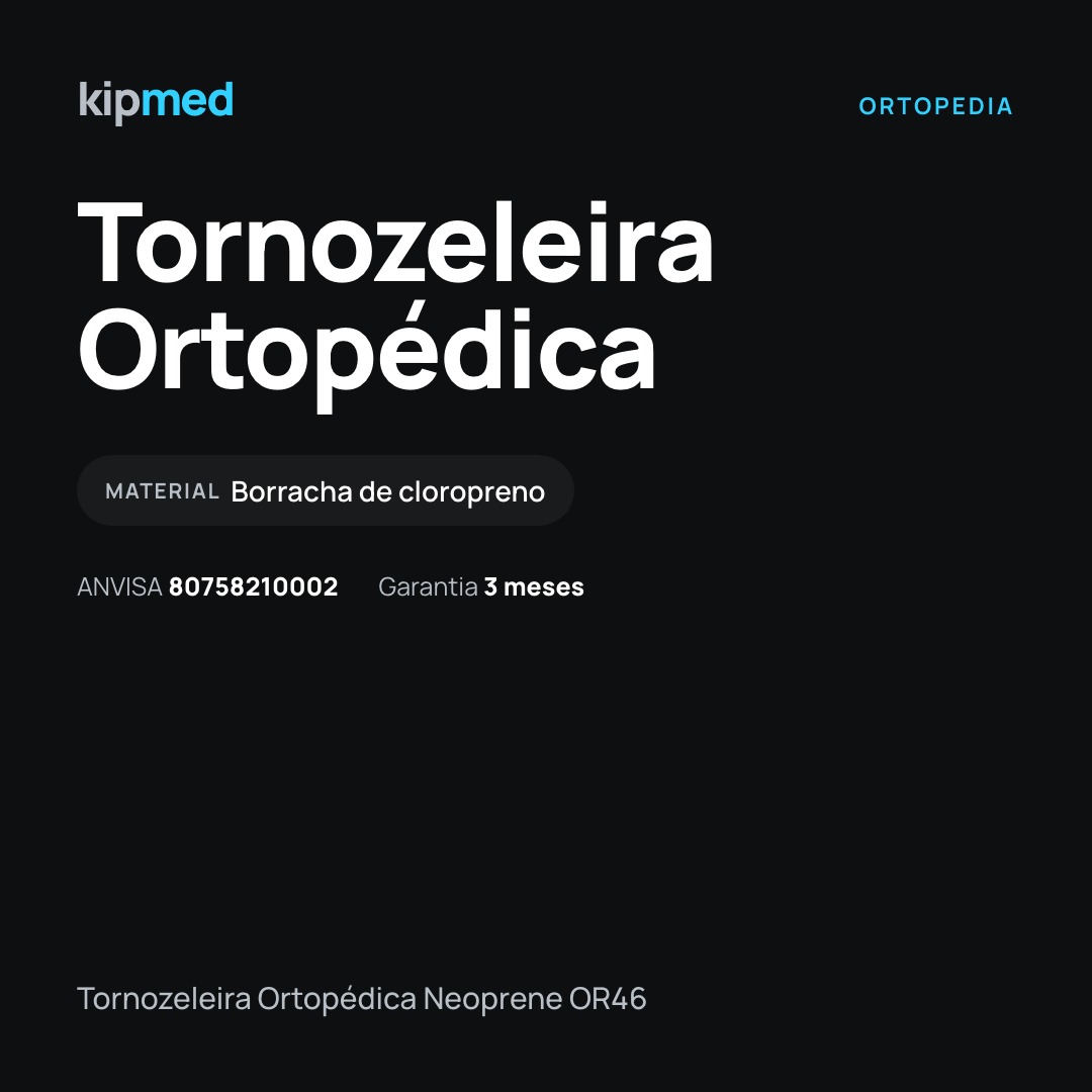 Foto 5: Tornozeleira Ortopédica Neoprene Hidrolight OR46 — características do produto