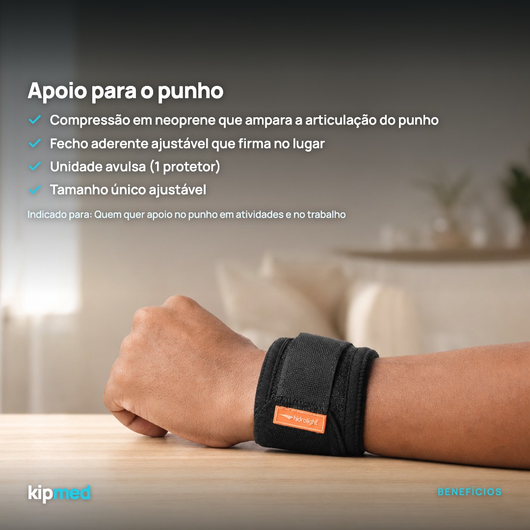 Foto 3: Protetor de Punho em Neoprene — Hidrolight — principais benefícios